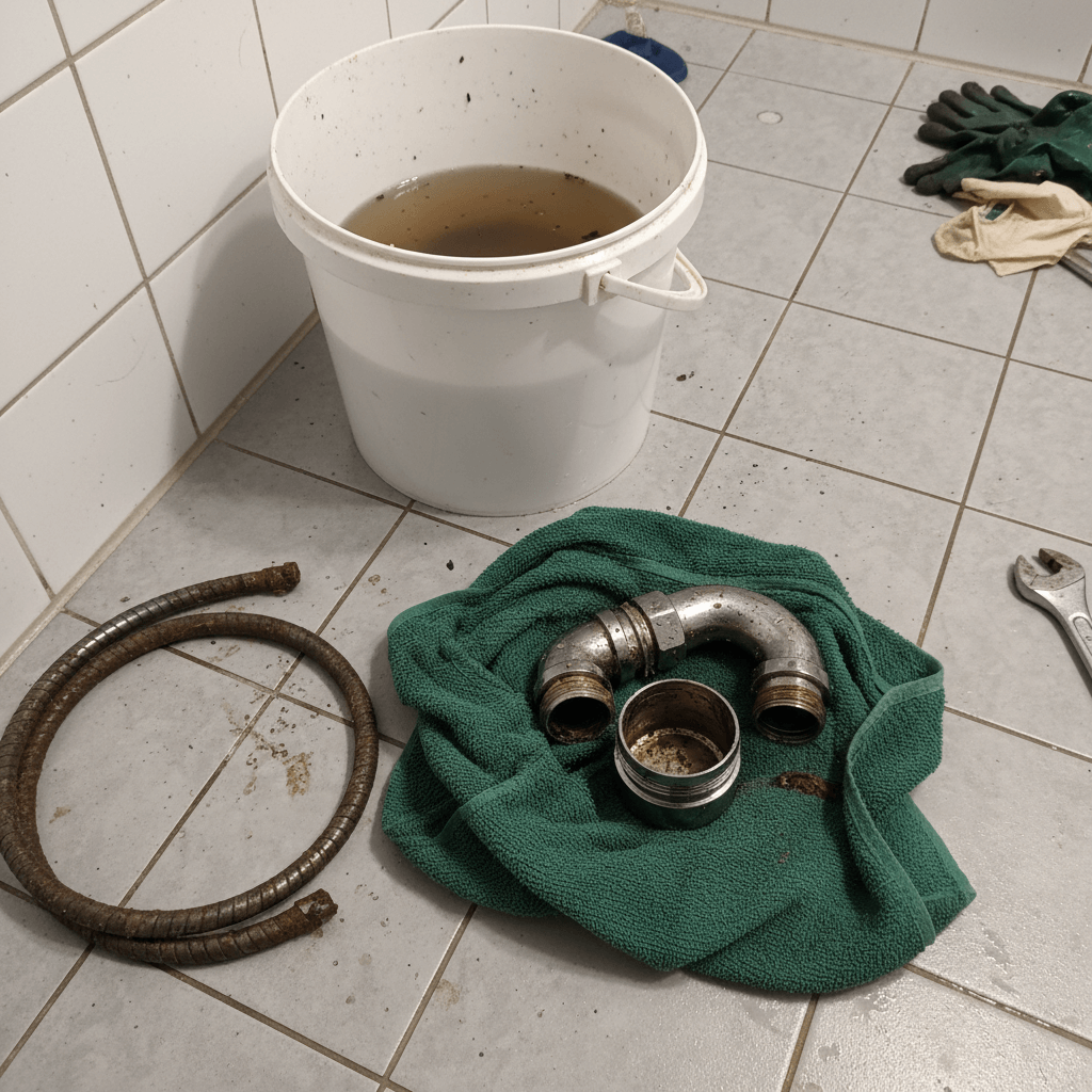 Spezialwerkzeug für die Badreinigung und Siphons